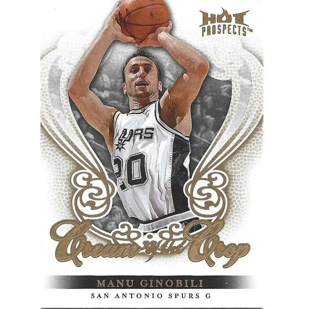 2008-09 Fleer Hot Prospects Cream Of The Crop #CC-11 Manu Ginobili SPURS